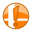 An icon for use in warning templates and the like.