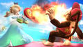 The Fire Flower in action in Smash 4.