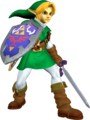 Official artwork of Link.