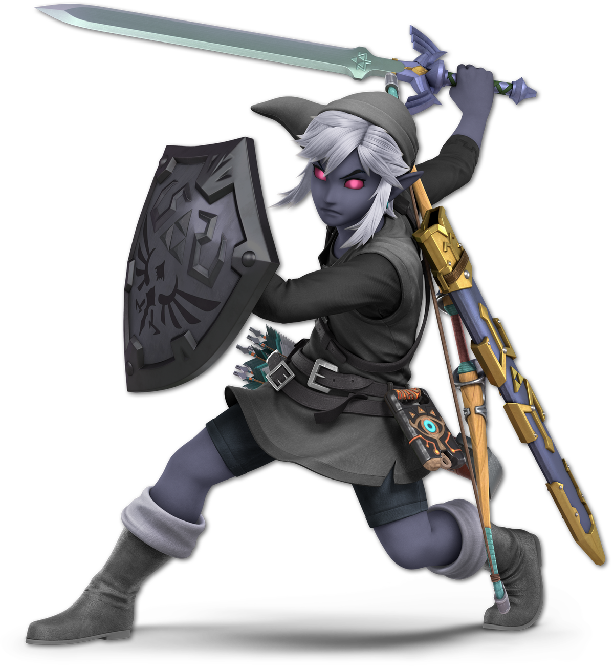 File:SSBU Dark Link Alt.png - SmashWiki, the Super Smash Bros. wiki