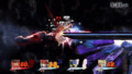 Roy getting Screen KO'd while Shulk gets Star KO'd, showing the length of both KOs being about the same.
