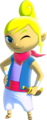 Official artwork of Tetra from The Legend of Zelda: The Wind Waker HD.