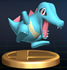 Totodile - Brawl Trophy.png