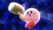 Kirby using Hammer in an early teaser of the stage.