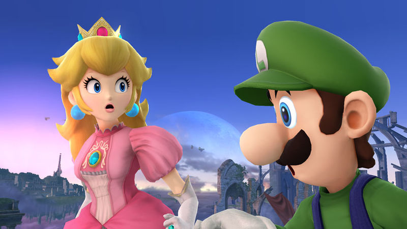 File:SSB4 - Peach shocked by Luigi.jpg
