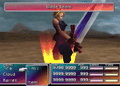 Blade Beam in Final Fantasy VII.