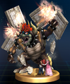 Giga Bowser trophy from Super Smash Bros. Brawl.