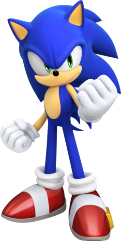 Sonic Generations artwork Sonic render 2 from the official artwork