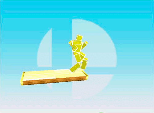 Captain Falcon Up Tilt Hitbox Smash 64.gif