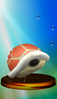 Red Shell trophy from Super Smash Bros. Melee.