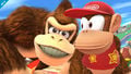 With Donkey Kong.