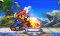 Mario's Fireball in Super Smash Bros. for Nintendo 3DS.