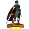 Marth's Main Trophy in Smash 3DS