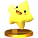Starfy's trophy in Super Smash Bros. for Nintendo 3DS.