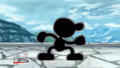 Mr. Game & Watch's down taunt.