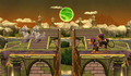 Mewtwo and Diddy Kong using the Double Cherry item in Venus Lighthouse.
