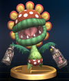 Petey Piranha trophy from Super Smash Bros. Brawl.