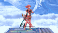 Pyra's down taunt.