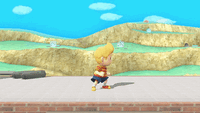 Lucas's up taunt in Smash 4