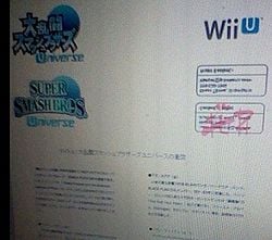 The leaked 'document' about SSB 'Universe'.