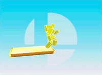 Captain Falcon Forward Tilt Hitbox Angled Mid Up Smash 64.gif