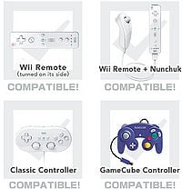 all wii game controller types