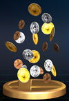 Smash Coins trophy from Super Smash Bros. Brawl.