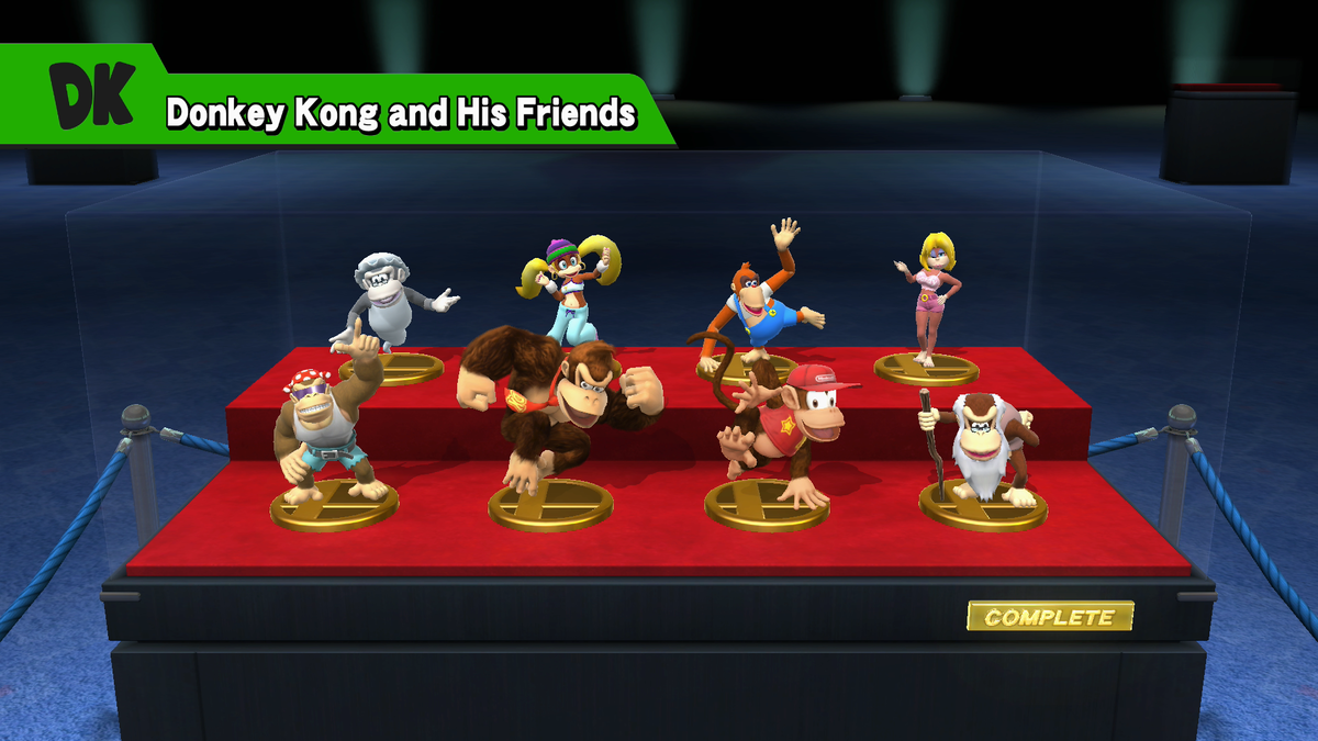 File:Trophy Box Donkey Kong and His Friends.png - SmashWiki, the Super ...