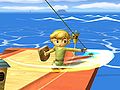 Toon Link's Spin Attack in Brawl.