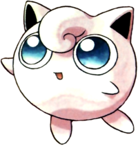 Jigglypuff's original artwork from Pokémon Red & Green versions.