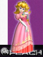 Princess Peach in Super Smash Bros. Melee.