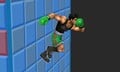 Little Mac wall jumping in Smash 3DS.