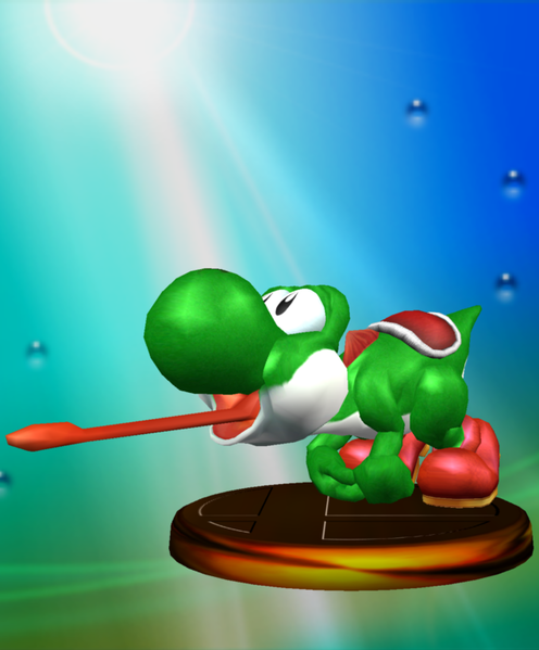File:Yoshi Trophy (Smash).png - SmashWiki, the Super Smash Bros. wiki