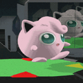 Jigglypuff's idle pose in Melee