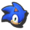 Sonic's stock icon in Super Smash Bros. for Wii U.