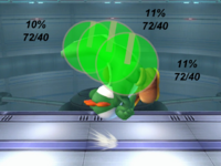 Yoshi (SSBB)/Hitboxes - SmashWiki, the Super Smash Bros. wiki