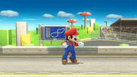 Mario's side taunt in Smash 4