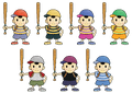 Artworks of Ness's new alternate colors.