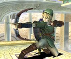 Link's Hero's Bow in Brawl.