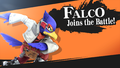 Falco's unlock notice in Super Smash Bros. for Wii U.