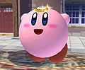 Different characters, like Kirby shown here, wear the Franklin Badge in different locations.