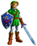 Link as he appears in The Legend of Zelda: Ocarina of Time