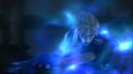 Cloud before he uses his Limit Breaks in Advent Children.
