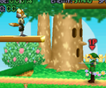 Two bind poses in SSB; note how Link is in the standard T-pose while Fox is not.