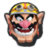Wario's stock icon in Super Smash Bros. for Wii U.