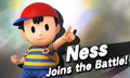 Ness' unlock notice in Super Smash Bros. for Nintendo 3DS.