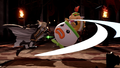 Alucard attacking Bowser Jr. in Ultimate.