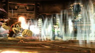 Donkey Kong using the Storm Punch, one of the customizable moves in Super Smash Brothers for Wii U.