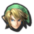 Link's stock icon in Super Smash Bros. for Wii U.