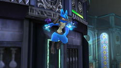 Took a screenshot of Lucario's wall cling, the last one missing.